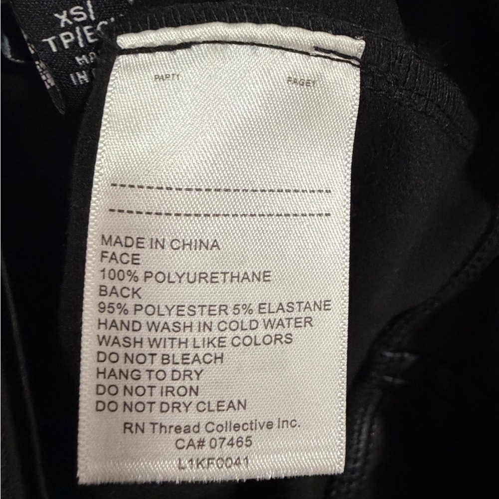 Laundry By Shelli Segal Black High-Waisted Leggings XS NWT - Picture 8 of 9